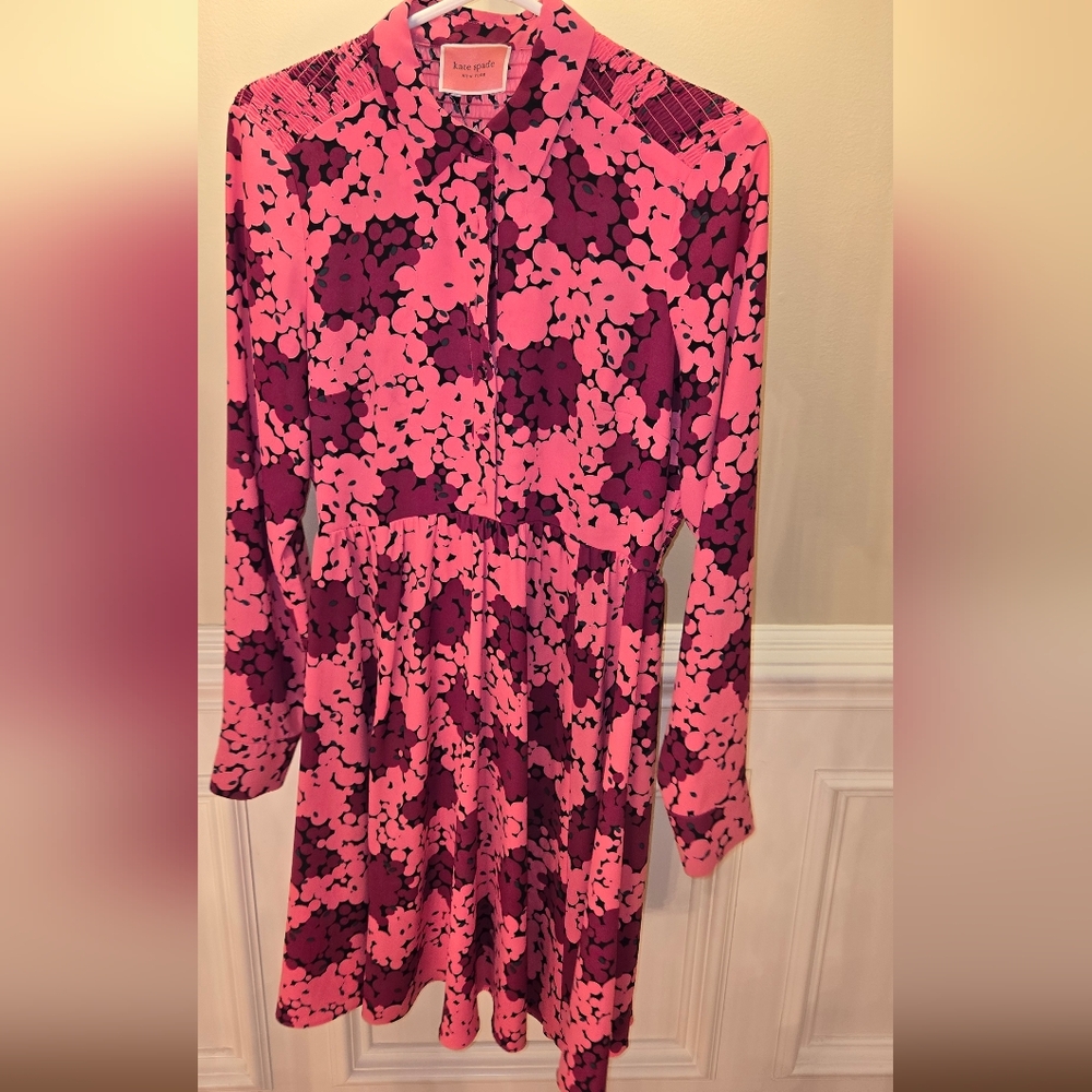 Kate Spade Pink and Black Patterned Fabric